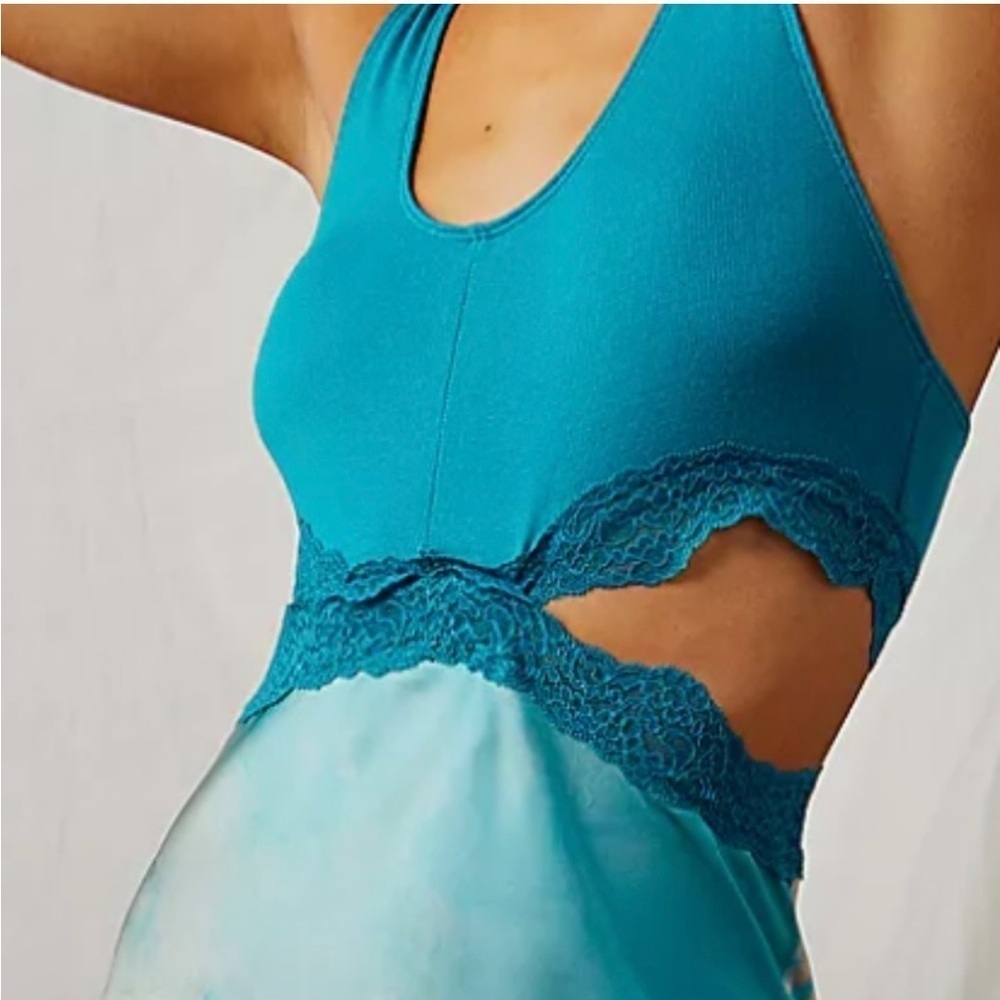 Intimately Free People Playing Favorites Maxi Slip Cut Out Maxi Dress Silky - Picture 5 of 11